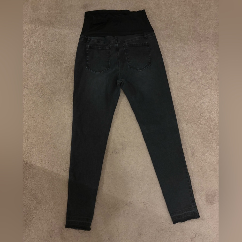 SHEIN Classic Black Maternity Skinny Jeans - Picture 2 of 8